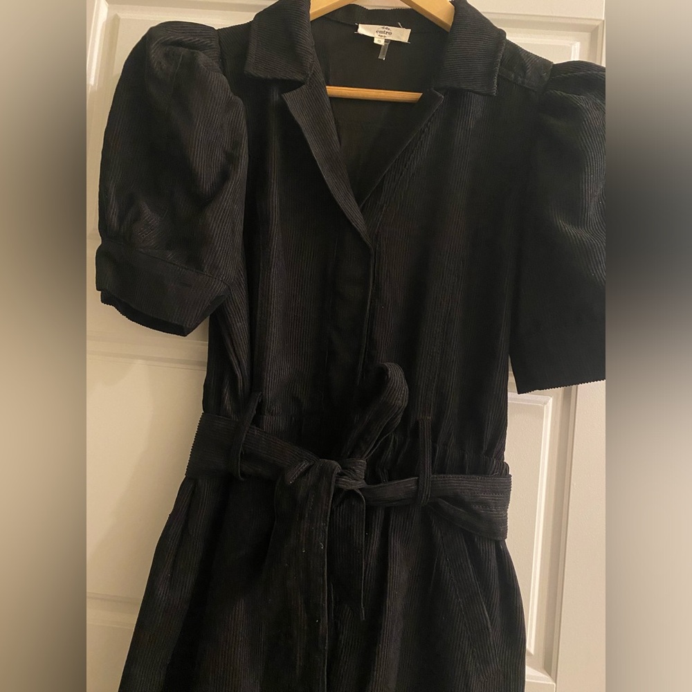 Black Corduroy Jumper